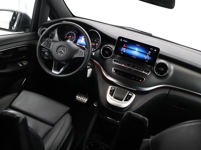 Mercedes-Benz V-KLASSE 300d | XL L3 | AMG | AVANTGARDE | 7-ZITS | 360° CAMERA | VIS A VIS | CLIMATE CONTROL | ELEKTRISCHE SCHUIFDEUREN | STOELVERWARMING | BURMESTER | DISTRONIC | APPLE CARPLAY - ANDROID AUTO | CERTIFIED