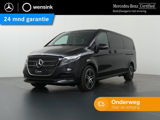 Mercedes-Benz V-KLASSE 250d 4-MATIC XL L3 AVANTGARDE | DUBBELE CABINE | 360 CAMERA | DISTRONIC PLUS | LEDER ZWART "LUGANO" | ALARM | STOELVERWARMING | NAVIGATIE | CARPLAY | ANDROID AUTO | AUTOMATISCHE AIRCO | DAB+ |