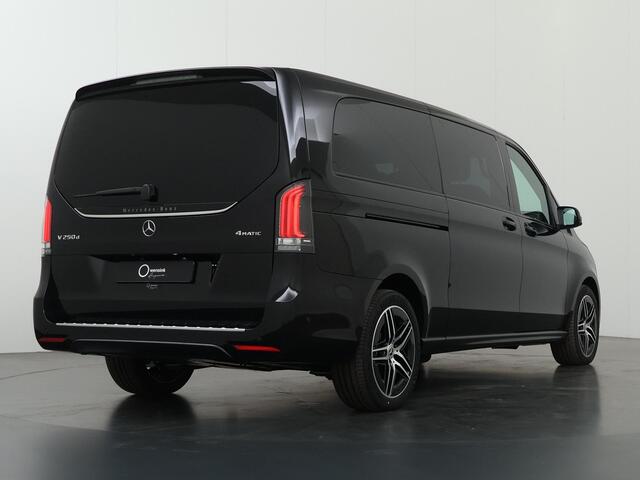 Mercedes-Benz V-KLASSE 250d 4-MATIC XL L3 AVANTGARDE | DUBBELE CABINE | 360 CAMERA | DISTRONIC PLUS | LEDER ZWART "LUGANO" | ALARM | STOELVERWARMING | NAVIGATIE | CARPLAY | ANDROID AUTO | AUTOMATISCHE AIRCO | DAB+ |