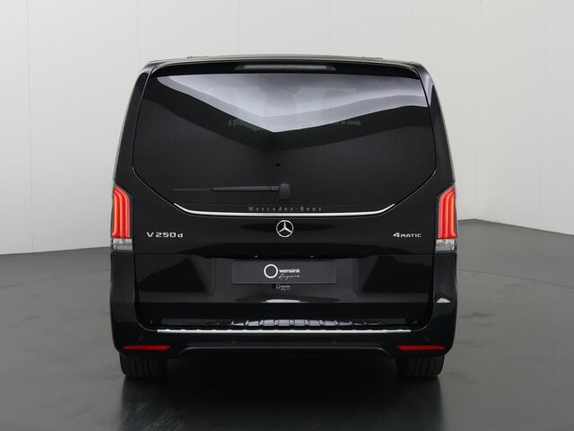 Mercedes-Benz V-KLASSE 250d 4-MATIC XL L3 AVANTGARDE | DUBBELE CABINE | 360 CAMERA | DISTRONIC PLUS | LEDER ZWART "LUGANO" | ALARM | STOELVERWARMING | NAVIGATIE | CARPLAY | ANDROID AUTO | AUTOMATISCHE AIRCO | DAB+ |