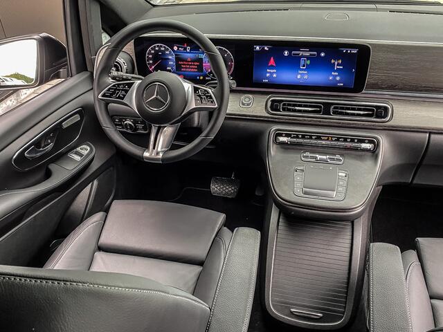 Mercedes-Benz V-KLASSE 300d Extra Lang Avantgarde Dubbele Cabine | ELEKTRISCHE SCHUIFDEUREN | STOELVERWARMING | STANDKACHEL | LEDER | MBUX | 360 |