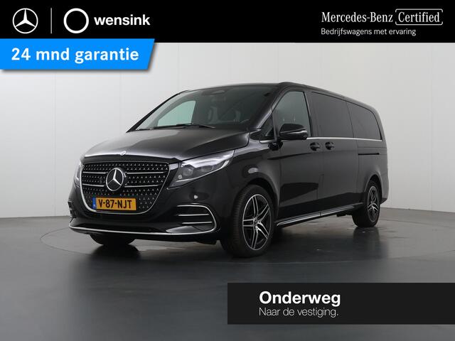Mercedes-Benz V-KLASSE 300d | XL L3 | AMG | 4-MATIC | Dubbele Cabine | DISTRONIC Plus | Dodehoekassistent | 2x Schuifdeur Elektrisch | Adaptieve Cruise | Stoelverwarming | Certified