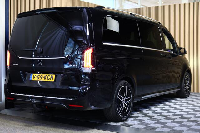 Mercedes-Benz V-KLASSE V300d 4Matic XXL LUCHTVERING LEDER CARPLAY STOELVENT. '24 Er wordt ook de bank op de 3e rij bijgeleverd+ tussenschot