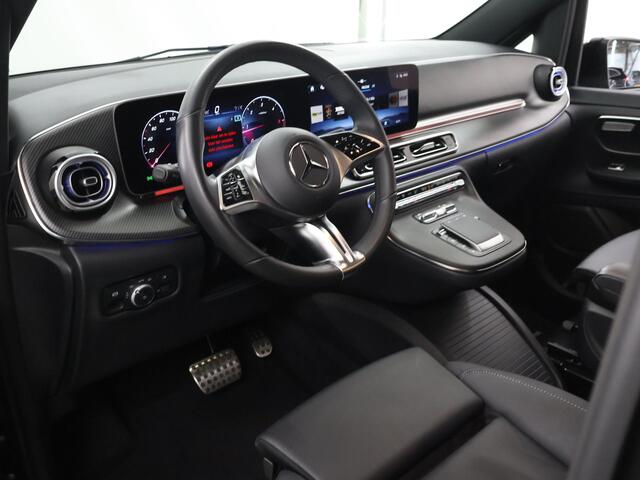 Mercedes-Benz V-KLASSE 300d | XL L3 | AMG | 4-MATIC | Dubbele Cabine | 360 CAMERA | DISTRONIC PLUS | LEDER ZWART "LUGANO" | ALARM | STOELVERWARMING | NAVIGATIE | CARPLAY | ANDROID AUTO | CLIMATE CONTROL | DAB+ | CERTIFIED