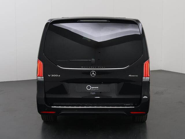 Mercedes-Benz V-KLASSE 300d | XL L3 | AMG | 4-MATIC | Dubbele Cabine | 360 CAMERA | DISTRONIC PLUS | LEDER ZWART "LUGANO" | ALARM | STOELVERWARMING | NAVIGATIE | CARPLAY | ANDROID AUTO | CLIMATE CONTROL | DAB+ | CERTIFIED