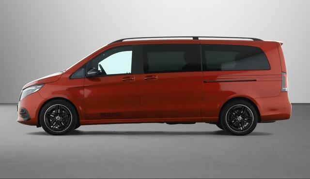 Mercedes-Benz V-KLASSE 300d L3 AMG Benzine Grijs Kenteken Night Pakket Distronic 19 Inch 2 EL. Schuifdeuren