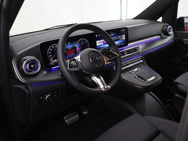 Mercedes-Benz V-KLASSE 300d XL | 4-MATIC | AMG | DUBBEL CABINE | 360 CAMERA | DISTRONIC PLUS | LEDER ZWART "LUGANO" | ALARM | STOELVERWARMING | NAVIGATIE | CARPLAY | ANDROID AUTO | CLIMATE CONTROL | DAB+ | CERTIFIED
