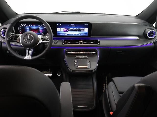 Mercedes-Benz V-KLASSE 300d XL | 4-MATIC | AMG | DUBBEL CABINE | 360 CAMERA | DISTRONIC PLUS | LEDER ZWART "LUGANO" | ALARM | STOELVERWARMING | NAVIGATIE | CARPLAY | ANDROID AUTO | CLIMATE CONTROL | DAB+ | CERTIFIED