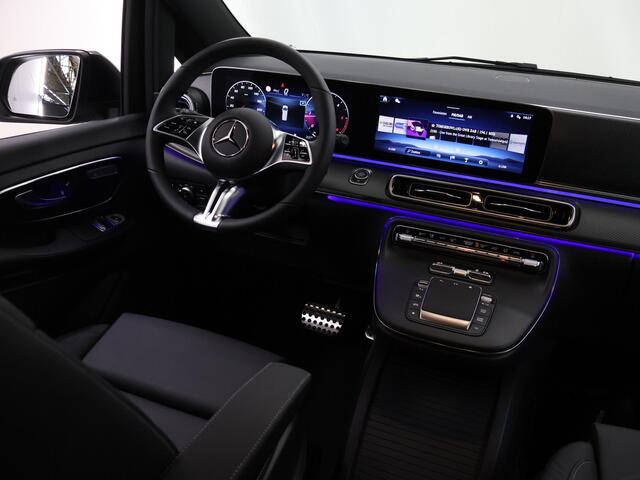 Mercedes-Benz V-KLASSE 300d XL | 4-MATIC | AMG | DUBBEL CABINE | 360 CAMERA | DISTRONIC PLUS | LEDER ZWART "LUGANO" | ALARM | STOELVERWARMING | NAVIGATIE | CARPLAY | ANDROID AUTO | CLIMATE CONTROL | DAB+ | CERTIFIED