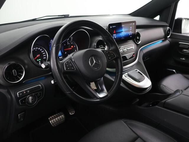 Mercedes-Benz V-KLASSE 300d | L2 Lang | Dubbele Cabine | AMG | MARGE | BURMESTER | STOELVERWARMING/KOELING | KOELKAST | LEDEREN BEKLEDING | 4X4 | DISTRONIC PLUS | CERTIFIED