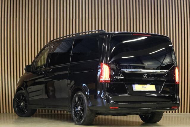 Mercedes-Benz V-KLASSE 220d Lang DC | AMG | 360 Camera | CarPlay | Bi-Xenon | Lederen bekleding | Facelift model | Navigatie | 19'' AMG Velgen | Stoelverwarming | Kenwood Sound | DAB | Elek achterklep | Carbon afwerking | Sportonderstel | Dubbel cabine | Dealer onderhouden