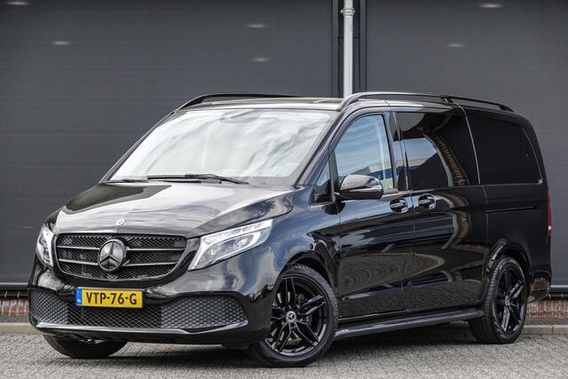 Mercedes-Benz V-KLASSE V250d 190Pk 9G-tronic | Lang | Dubbele cabine | 2xSchuifdeur | Achteruitrijcamera | Sidebars | Trekhaak | 19''