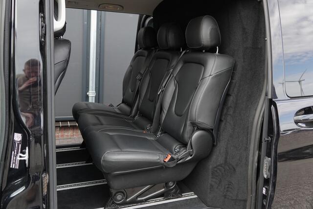 Mercedes-Benz V-KLASSE V250d 190Pk 9G-tronic | Lang | Dubbele cabine | 2xSchuifdeur | Achteruitrijcamera | Sidebars | Trekhaak | 19''