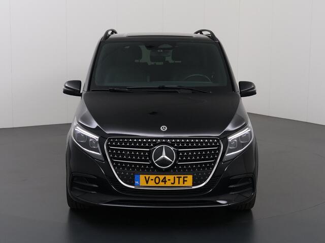 Mercedes-Benz V-KLASSE 300d | XL L3 | AMG | Exclusive | 2-zits | Airmatic | Standkachel | Trekhaak | Stoelventilatie | Stoelverwarming | Stoelen+Banken aanwezig | Certified |