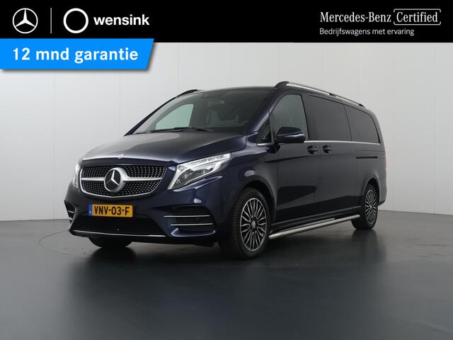 Mercedes-Benz V-KLASSE 300d | 4-MATIC | XL L3 | AMG | DUBBELE CABINE | DISTRONIC PLUS | BURMESTER SOUND | SCHUIFDEUR L+R | 360° CAMERA | AFN. TREKHAAK 2500KG. | ELK. VERSTELBARE STOELEN | MIDDENCONSOLE MET KOEKAST | NL AUTO | DEALER ONDERHOUDEN | CERTIFIED
