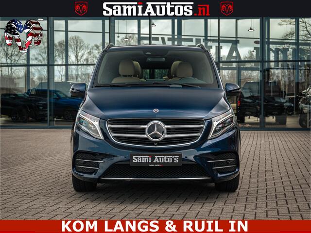 Mercedes-Benz V-KLASSE AMG VIP PURE LUXE 6 PERSOONS | 4-MATIC | LANG | PANO DAK | EXCLUSIVE | ADAPTIVE CRUISE | ALCANTARA HEMEL | BURMESTER | 6 X STOELEN VERWARMD EN GEKOELD | ROYALE (CLASS) BEEN RUIMTE |