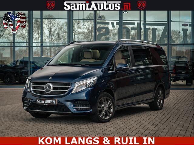 Mercedes-Benz V-KLASSE AMG VIP PURE LUXE 6 PERSOONS | 4-MATIC | LANG | PANO DAK | EXCLUSIVE | ADAPTIVE CRUISE | ALCANTARA HEMEL | BURMESTER | 6 X STOELEN VERWARMD EN GEKOELD | ROYALE (CLASS) BEEN RUIMTE |