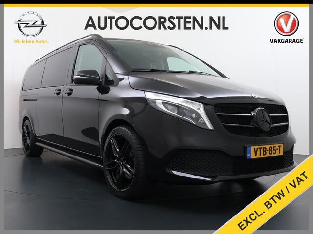 Mercedes-Benz V-KLASSE 300d 4-MATIC Extra Lang Dubbele Cabine 5-Persoons 2X Elek.Schuifdeur Trekhaak Apple Carplay Android Auto Navi* Camera Cruise Control Pdc Stoelverwarming Lmv 20" Privacy Glas Led Isofix DAB Elek.Achterklep 2.000KG Trekgewicht