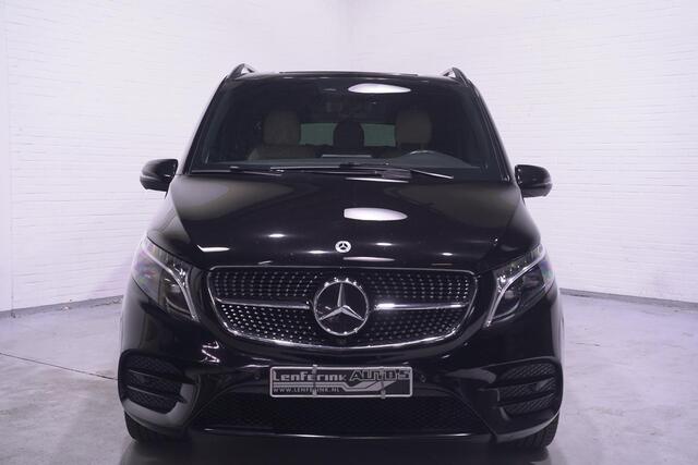Mercedes-Benz V-KLASSE 300d 4-MATIC Lang AMG Line Dubbel Cabine NAP 2x Elek. schuifdeur, Leder Beige, Distronic, 360 Camera, LED, Trekhaak