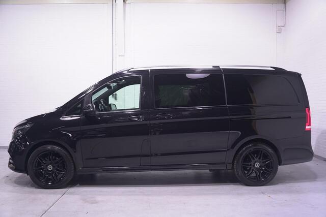 Mercedes-Benz V-KLASSE 300d 4-MATIC Lang AMG Line Dubbel Cabine NAP 2x Elek. schuifdeur, Leder Beige, Distronic, 360 Camera, LED, Trekhaak