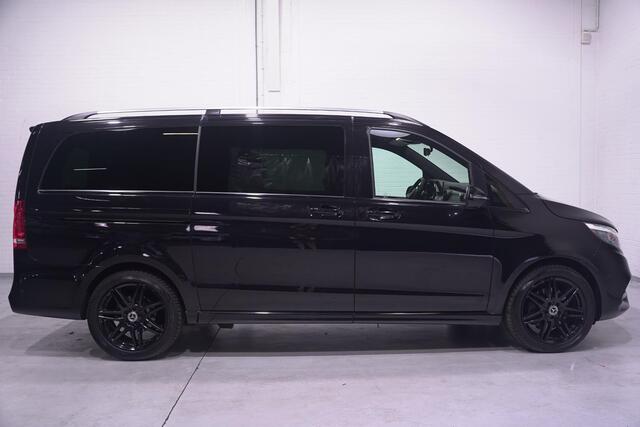 Mercedes-Benz V-KLASSE 300d 4-MATIC Lang AMG Line Dubbel Cabine NAP 2x Elek. schuifdeur, Leder Beige, Distronic, 360 Camera, LED, Trekhaak