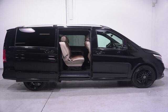 Mercedes-Benz V-KLASSE 300d 4-MATIC Lang AMG Line Dubbel Cabine NAP 2x Elek. schuifdeur, Leder Beige, Distronic, 360 Camera, LED, Trekhaak