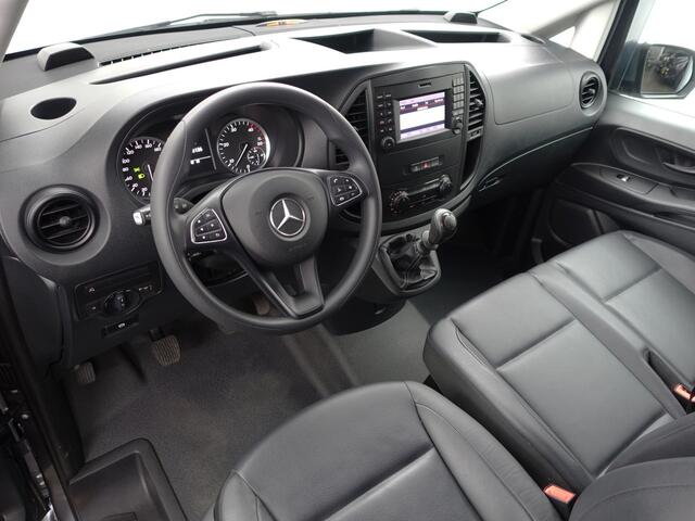 Mercedes-Benz VITO 116 CDI XL AMG Night Edition- 3 Pers, Leder, Stoelverwarming, Park Assist, Cruise, Clima, Sidebars