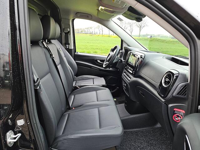 Mercedes-Benz VITO 116 CDI L3 2x-Zijdeur LED SELECT Navi Airco Automaat Bumpers-Kleur Lm-Velgen 3-Zits/ Leer DEMO BPM-Vrij!