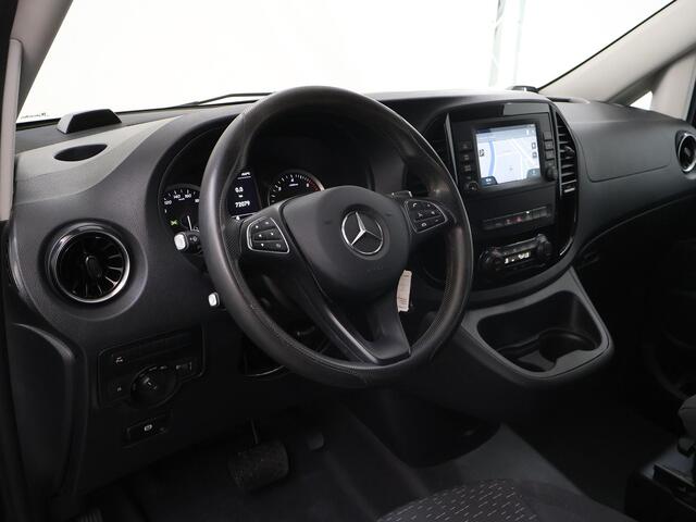 Mercedes-Benz VITO 114 CDI Aut. | XL L3 | Navigatie | Parkeercamera | Climate Control | Cruise Control | 2-zits | Trekhaak | Bumpers in kleur | Schuifdeur L+R | Certified
