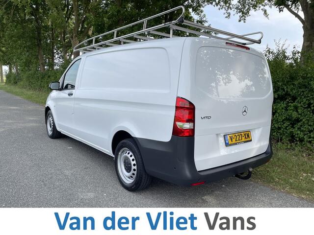 Mercedes-Benz VITO 114 CDI E6 Automaat Lang 3 zits BPM Vrij! Lease ¤352 p/m, Airco, Navi+Camera, Trekhaak, PDC, Imperiaal, Bedrijfsinrichting, Onderhoudshistorie aanwezig