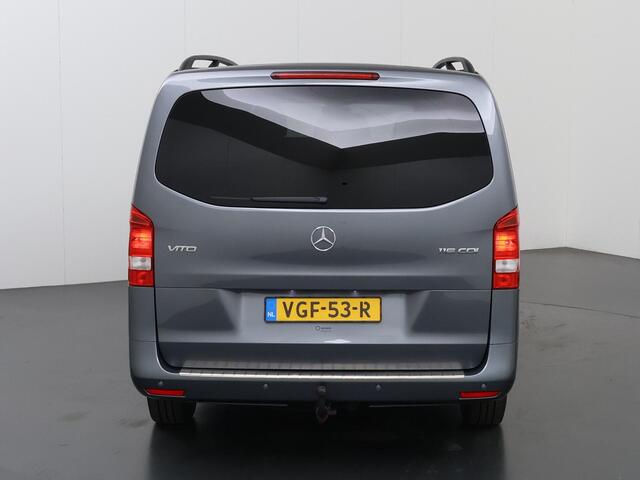 Mercedes-Benz VITO 116 CDI Aut. | L2 Lang | Dubbele Cabine | Navigatiesysteem | Cruise Control | Climate Control | Spraakassistent | Parkeercamera | 6-zits | Trekhaak | Certified