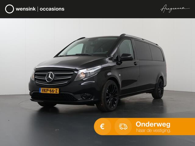 Mercedes-Benz VITO 119 CDI | 190 PK | Aut. | XL L3 | DUBBEL CABINE | ELEKTRISCHE SCHUIFDEUR | NAVIGATIE | CRUISE | AIRCO | LEDEREN BEKLEDING | TREKHAAK | DONKER GETINT GLAS | ACHTERUITRIJCAMERA | 19" LICHTMETALEN WIELEN
