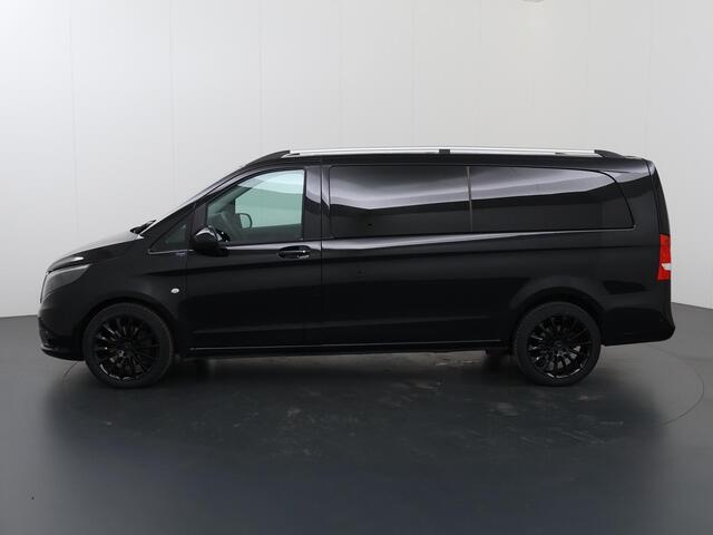 Mercedes-Benz VITO 119 CDI | 190 PK | Aut. | XL L3 | DUBBEL CABINE | ELEKTRISCHE SCHUIFDEUR | NAVIGATIE | CRUISE | AIRCO | LEDEREN BEKLEDING | TREKHAAK | DONKER GETINT GLAS | ACHTERUITRIJCAMERA | 19" LICHTMETALEN WIELEN