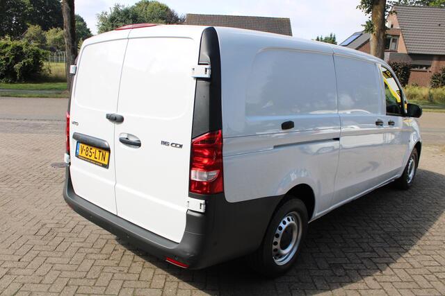 Mercedes-Benz VITO MB 116 L3 Extra lang, Achteruitrijcamera, 270gr-deuren, NAVI, Carplay, Comfortstoel, Stoelverwarming, Parksens. V en A, Houten vloer, CC, Bluetooth