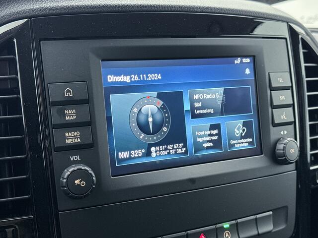 Mercedes-Benz VITO 116 CDI Lang *Edition* Dubbele Cabine 24 Maanden Certified Garantie Spoilerpakket LED Apple Carplay/Android Auto Navigatie Achteruitrijcamera Cruise Control Dubbele Schuifdeur
