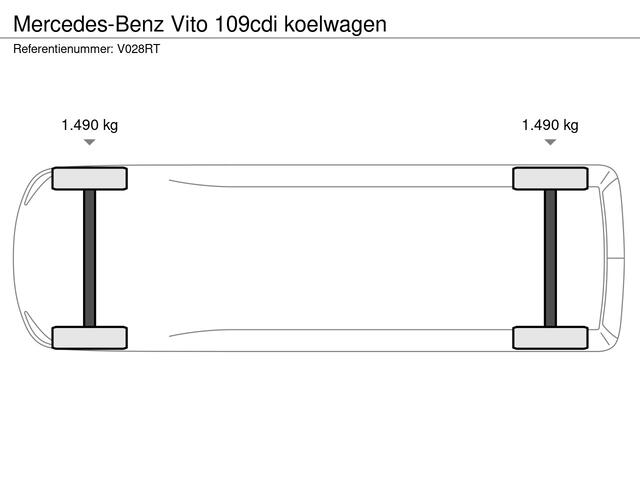 Mercedes-Benz VITO 109cdi koelwagen