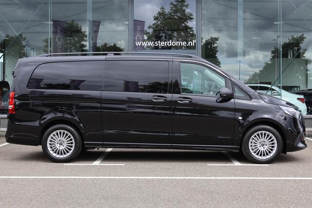 Mercedes-Benz VITO 119 CDI L3 Sportpakket l Dubbel Cabine l 4 x 4 l AIRMATIC l 360 gr Camera l 2,5t AHW | DISTRONIC | gewicht l MBUX l LEDER l Stoelverwarming l 2 x Schuifdeuren l Luchtvering l Luxe Lederen interieur l Geen BPM l