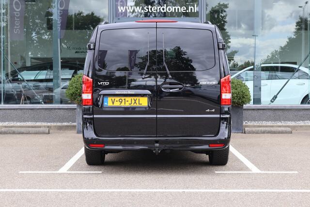Mercedes-Benz VITO 119 CDI L3 Sportpakket l Dubbel Cabine l 4 x 4 l AIRMATIC l 360 gr Camera l 2,5t AHW | DISTRONIC | gewicht l MBUX l LEDER l Stoelverwarming l 2 x Schuifdeuren l Luchtvering l Luxe Lederen interieur l Geen BPM l