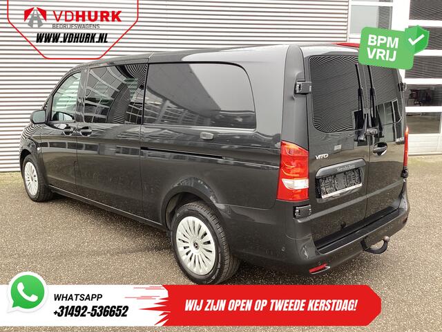 Mercedes-Benz VITO 116 CDI Aut. L3 DC Dubbel Cabine BPM VRIJ! 6 Pers./ 2xSchuifdeur/ LED/ Stoelverw./ 270Gr. Deuren/ Carplay/ Camera/ Cruise/ Trekhaak