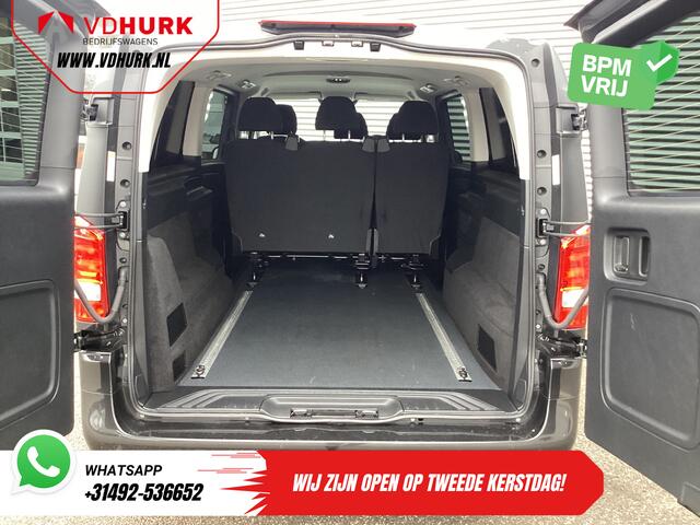 Mercedes-Benz VITO 116 CDI Aut. L3 DC Dubbel Cabine BPM VRIJ! 6 Pers./ 2xSchuifdeur/ LED/ Stoelverw./ 270Gr. Deuren/ Carplay/ Camera/ Cruise/ Trekhaak