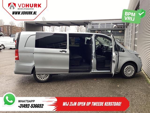 Mercedes-Benz VITO 116 CDI Aut. L3 DC Dubbel Cabine BPM VRIJ! 6 Pers./ 2xSchuifdeur/ LED/ Stoelverw./ 270Gr. Deuren/ Carplay/ Camera/ Cruise/ Trekhaak