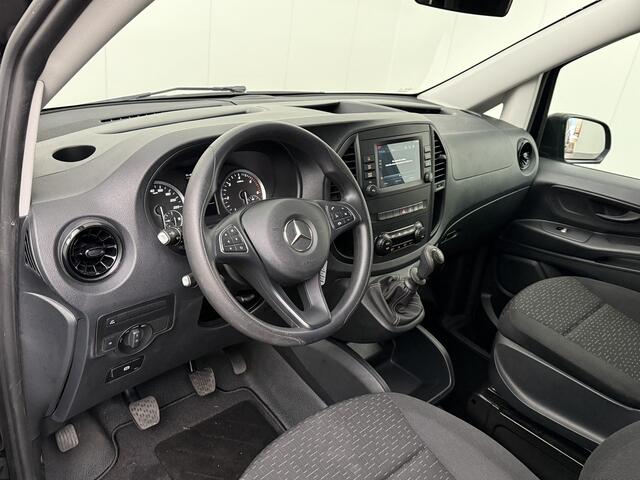 Mercedes-Benz VITO 114CDI Lang Black Edition Dubbele Cabine | Led | Navigatie | Camera | Airco | Cruise |