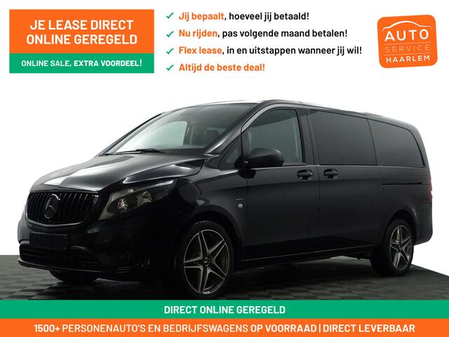 Mercedes-Benz VITO 114 CDI Lang AMG Night Edition Aut- Dubbele Cabine, 6 pers, Design Leder, 2x Schuifdeur, Park Assist, Dynamic Select