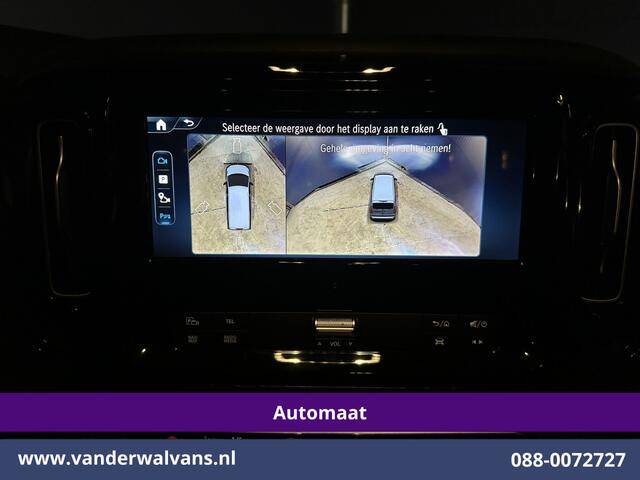 Mercedes-Benz VITO 116 CDI 164pk 9G-Tronic Automaat L2H1 Dubbele Cabine Fabrieksgarantie Euro6 Airco | 2x zijdeur | 5-Zits | 360 graden Camera | Navigatie LED, LM velgen, 2500kg Trekhaak, Adaptieve Cruisecontrol, Parkeersensoren, Isofix, MBUX