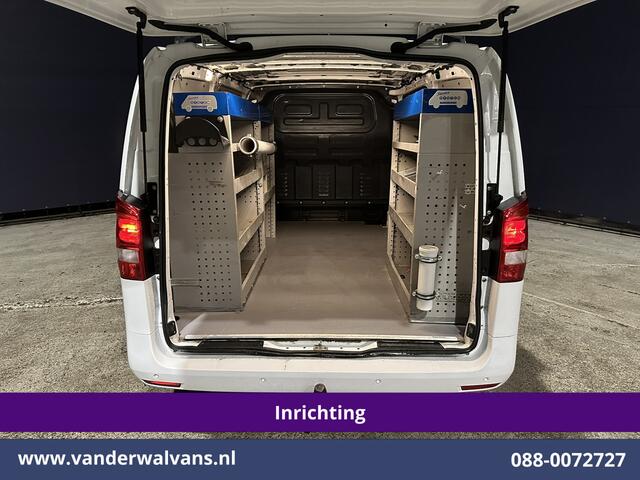 Mercedes-Benz VITO 114 CDI 136pk L2H1 Inrichting Euro6 Airco | Camera | LM velgen | Cruisecontrol | Trekhaak | Stoelverwarming Dakdragers, Parkeersensoren, Bijrijdersbank, Achterklep