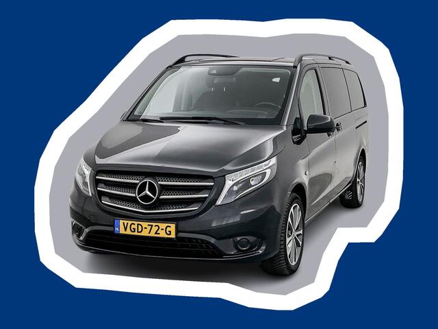 Mercedes-Benz VITO 114 CDI Lang DC Led Stoelverwarming Dubbele cabine Trekhaak Dubbele schuifdeur 5 zitplaatsen Euro 6 Climate control