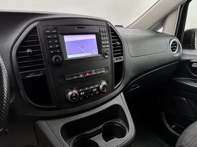 Mercedes-Benz VITO 114 CDI Lang DC Led Stoelverwarming Dubbele cabine Trekhaak Dubbele schuifdeur 5 zitplaatsen Euro 6 Climate control