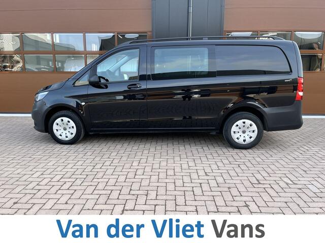 Mercedes-Benz VITO 110 CDI 102pk E6 Lang DC 5p Comfort Lease ¤431 p/m, Airco Clima, Carplay, PDC V+A, Onderhoudshistorie aanwezig