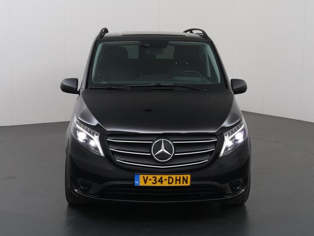 Mercedes-Benz VITO 119 CDI | Aut. | XL L3 | Dubbele Cabine | Climate Control | Lederen Bekleding | Stoelverwarming | Schuifdeur L+R | LM Velgen | Trekhaak 2500 KG. | Certified