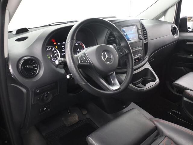 Mercedes-Benz VITO 119 CDI | Aut. | XL L3 | Dubbele Cabine | Climate Control | Lederen Bekleding | Stoelverwarming | Schuifdeur L+R | LM Velgen | Trekhaak 2500 KG. | Certified